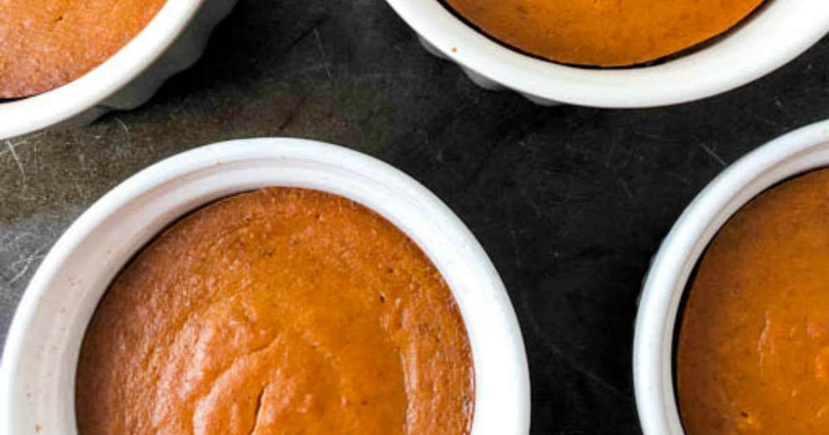 Mini Keto Crustless Pumpkin Pie Recipe
