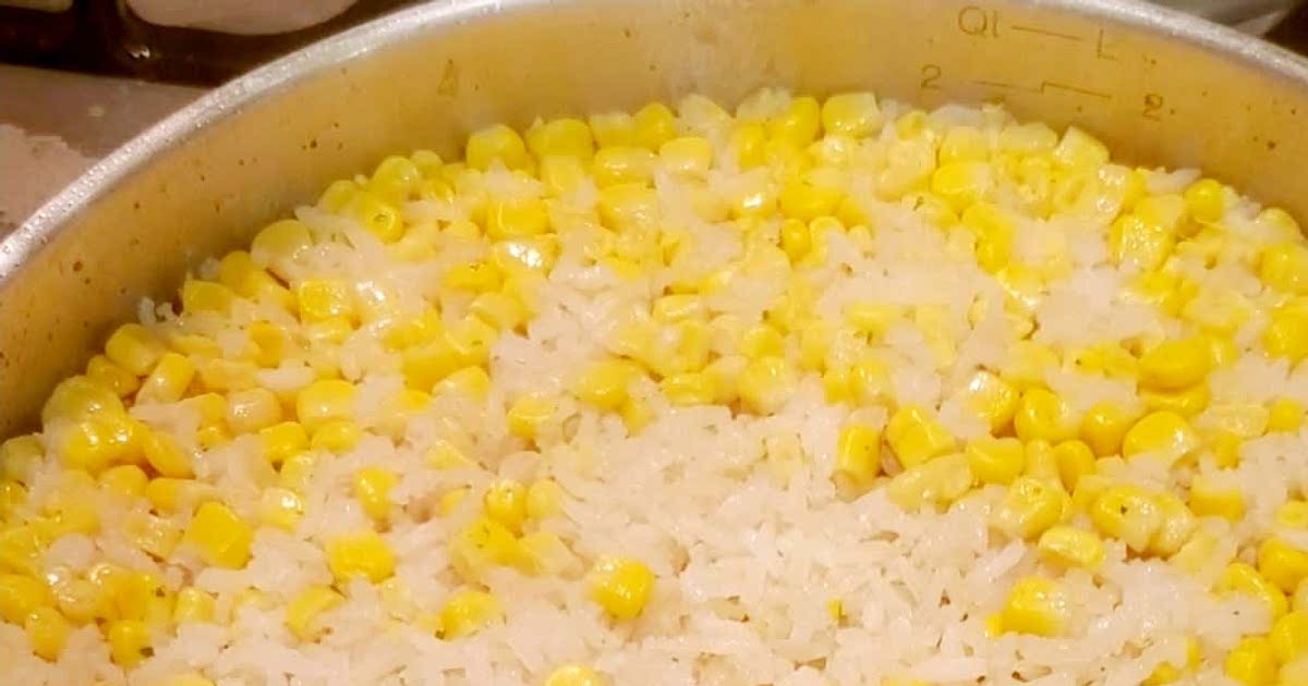 BUTTER RICE WITH CORN Recipe — Samsung Food