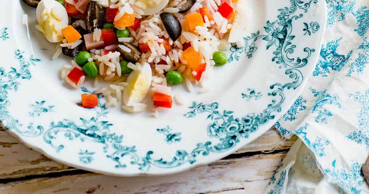 Quick and Easy Rice and Quail Eggs Salad Recipe Samsung Food