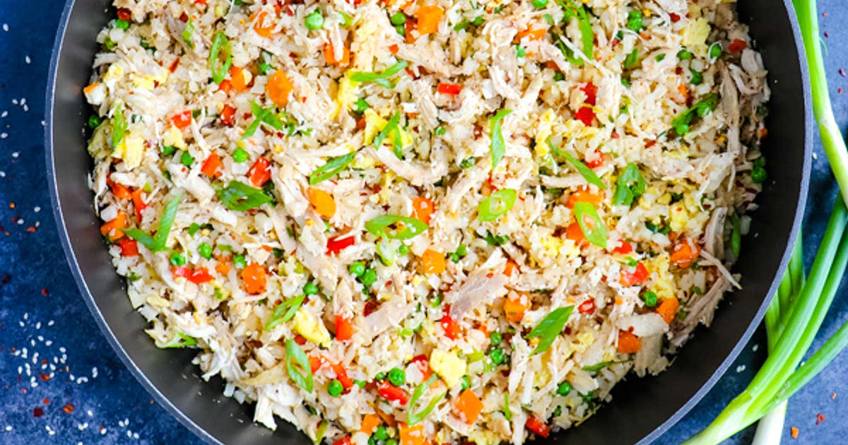 Healthy Cauliflower Chicken Fried Rice Recipe Samsung Food