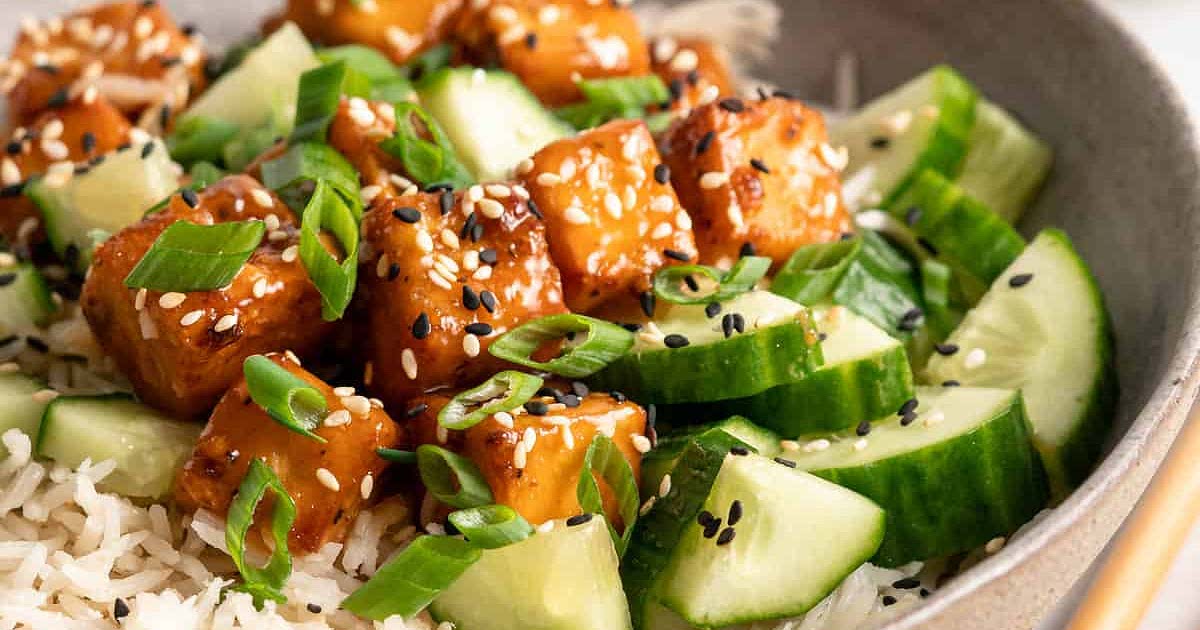 Air Fryer Orange Tofu Recipe Samsung Food