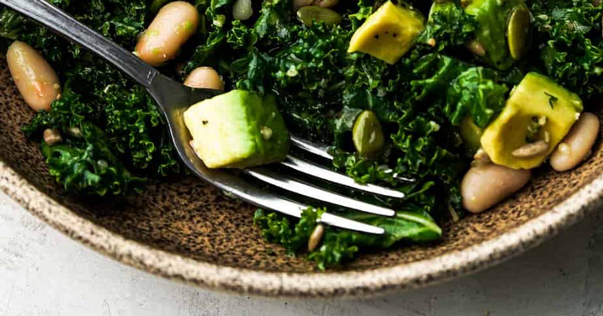 Kale and White Bean Salad Recipe Samsung Food