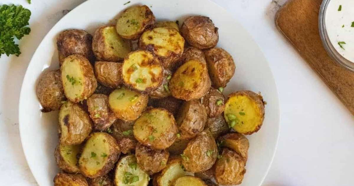 Air Fryer Ranch Potatoes Recipe Samsung Food 