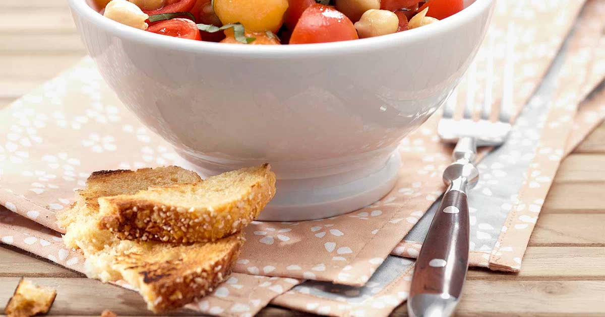 Kichererbsen-Melonen-Salat Recipe - Samsung Food