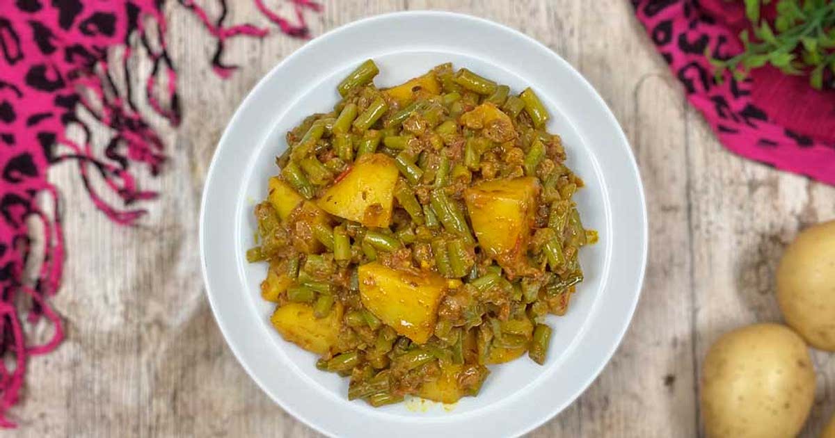Green bean and potato curry deals