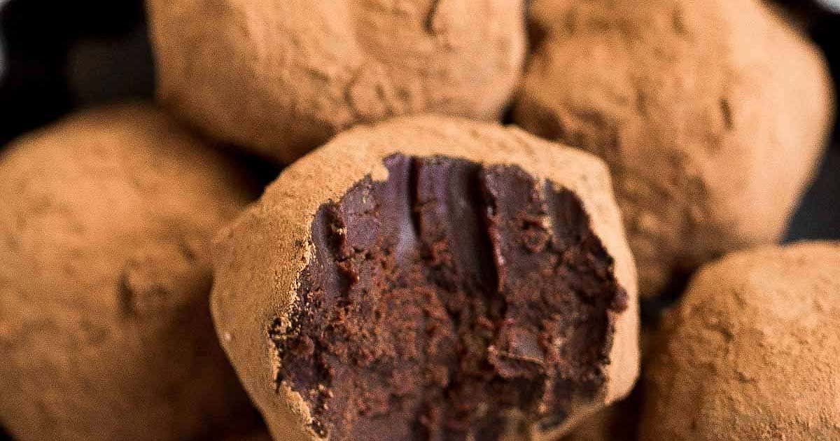 Dark Chocolate Raspberry Truffles Recipe Samsung Food