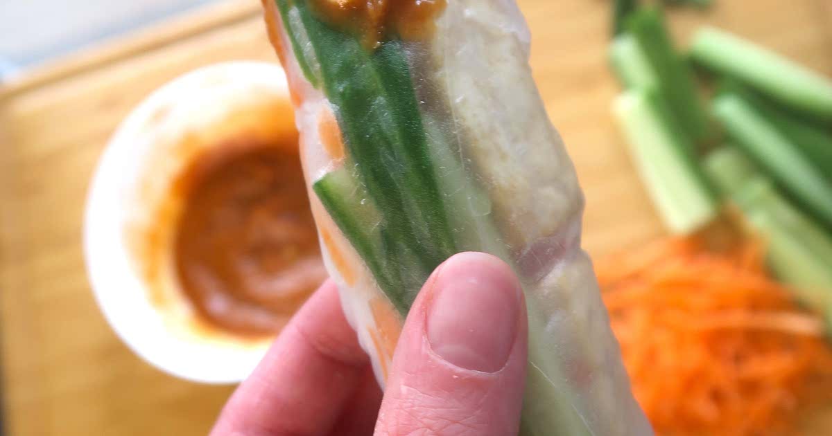 Tofu Spring Rolls Recipe Samsung Food