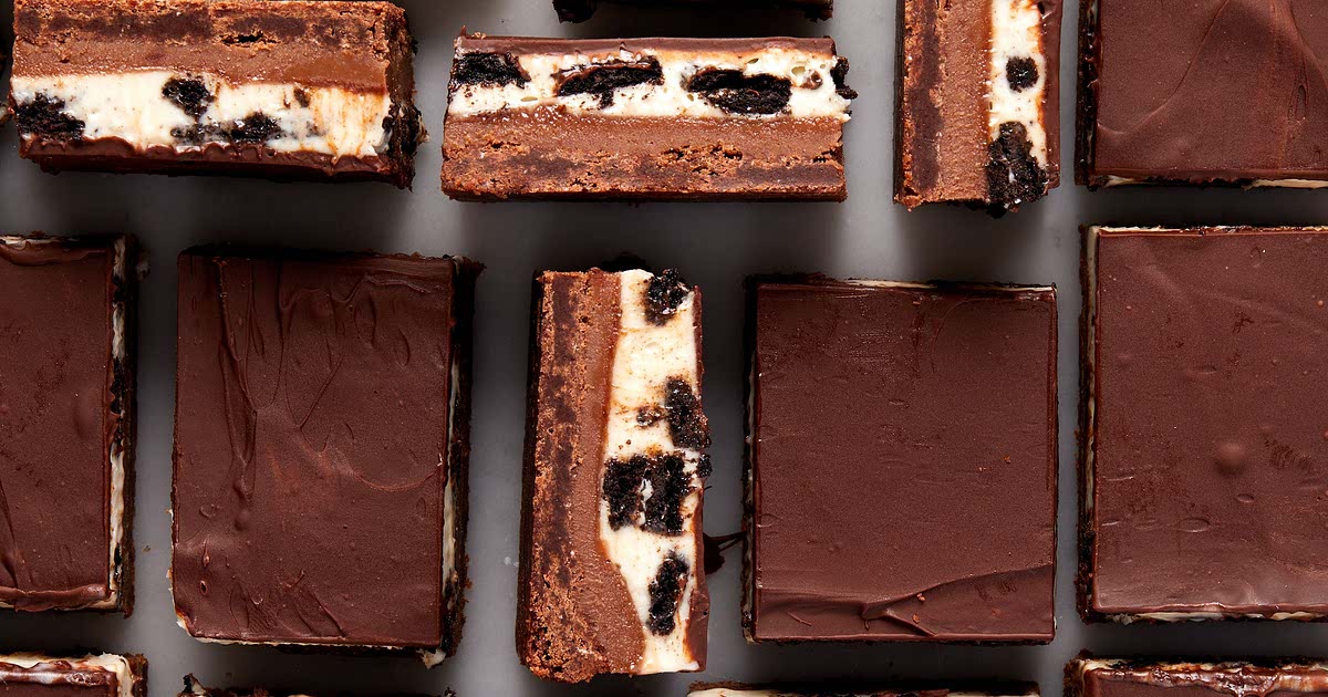 Cookies ‘N’ Cream Millionaire Shortbread Recipe — Samsung Food