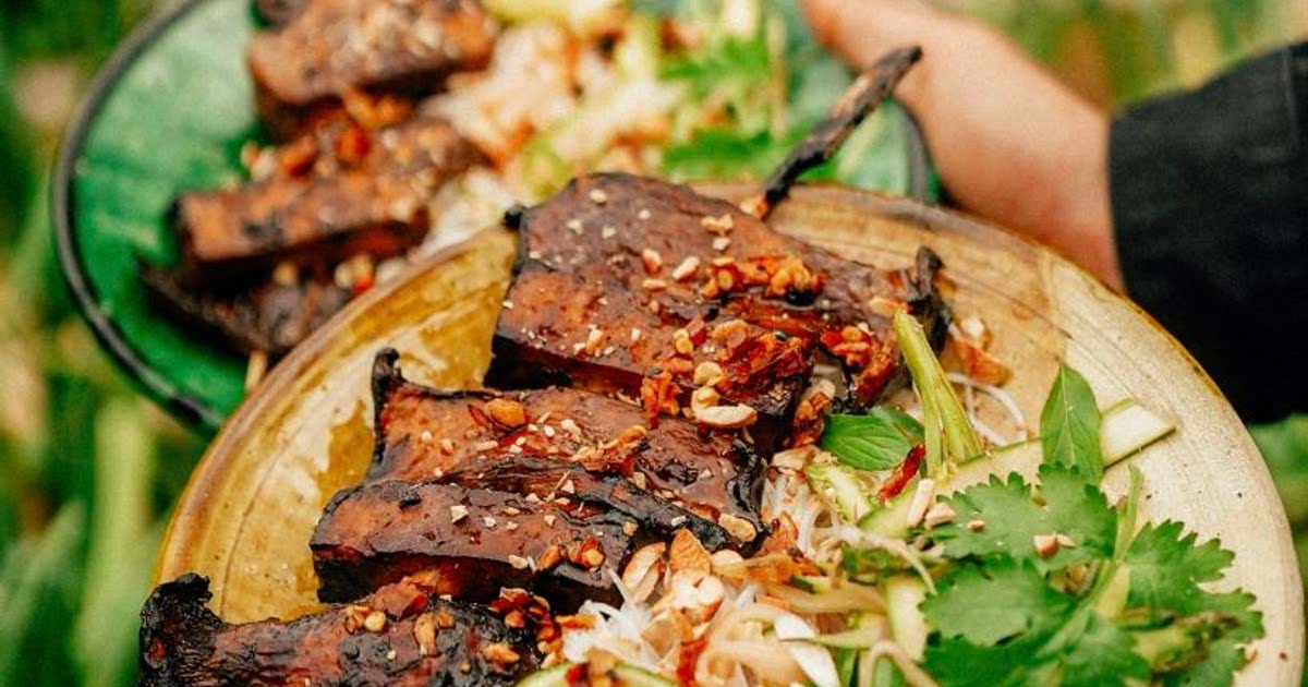 King Oyster Mushroom & Tofu Yakitori AvantGarde Vegan Recipe