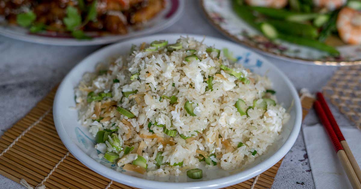 Dried Scallop & Egg White Fried Rice Recipe Samsung Food