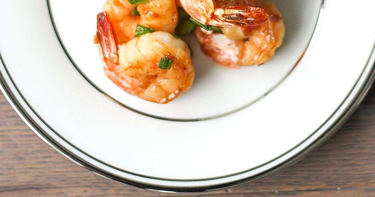 Pan fried sale prawns