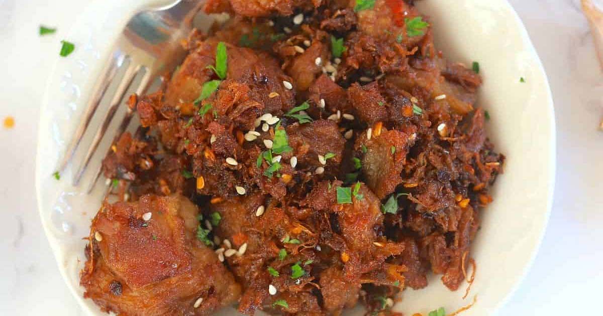 Sweet and Spicy Instant Pot Keto Pork Belly
