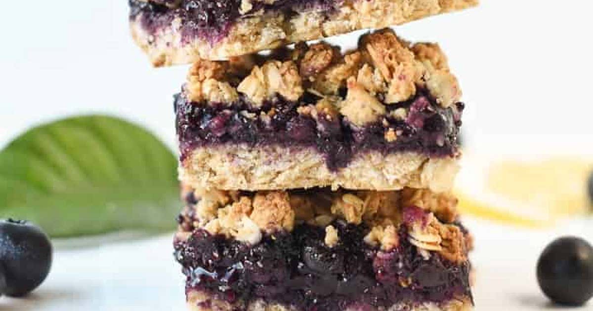 Vegan Blueberry Breakfast Bars Recipe Samsung Food