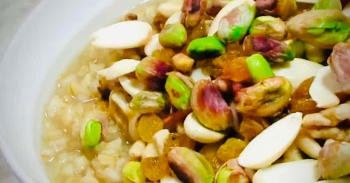 Snainiyeh or ﻿(Wheat berry Dessert) Recipe Samsung Food