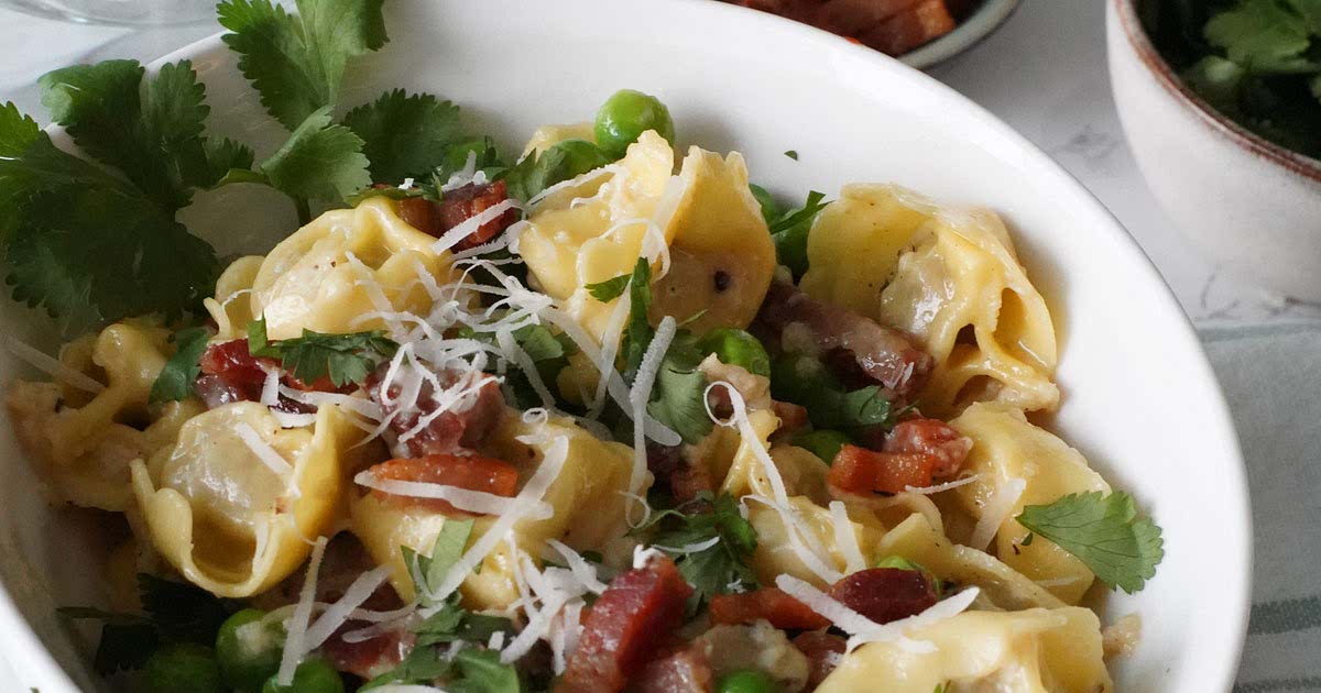 Italian Tortellini Carbonara Recipe Samsung Food