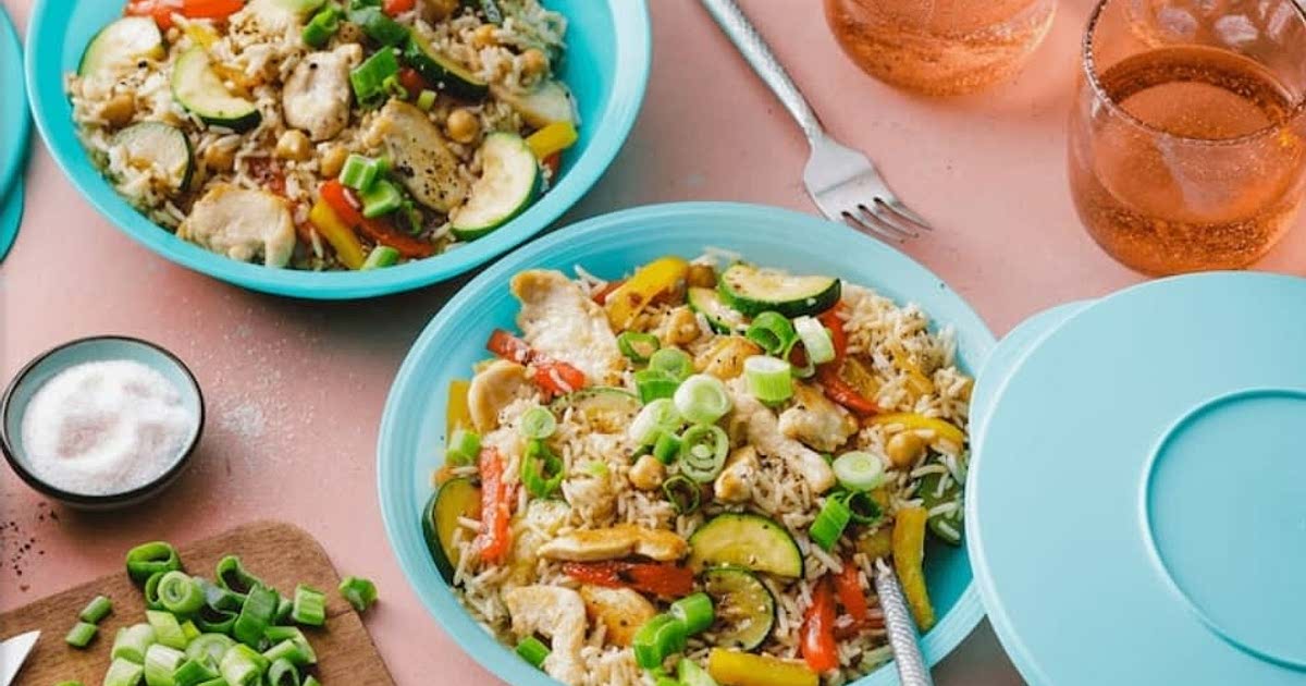 Bunte Gemüsepfanne mit Hähnchen Recipe - Samsung Food