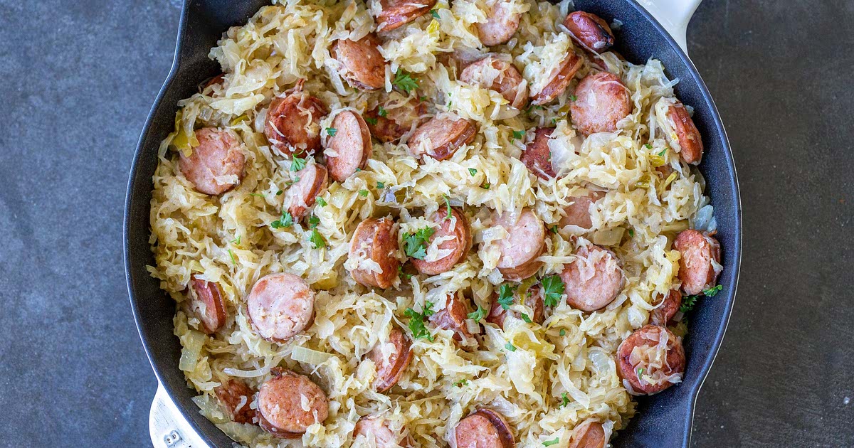 Classic Kielbasa and Sauerkraut (OnePan Meal) Recipe Samsung Food