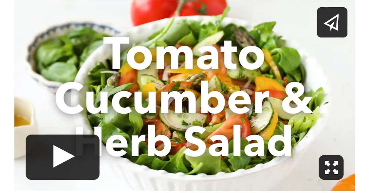 Tomato, Cucumber, & Herb Salad Recipe Samsung Food