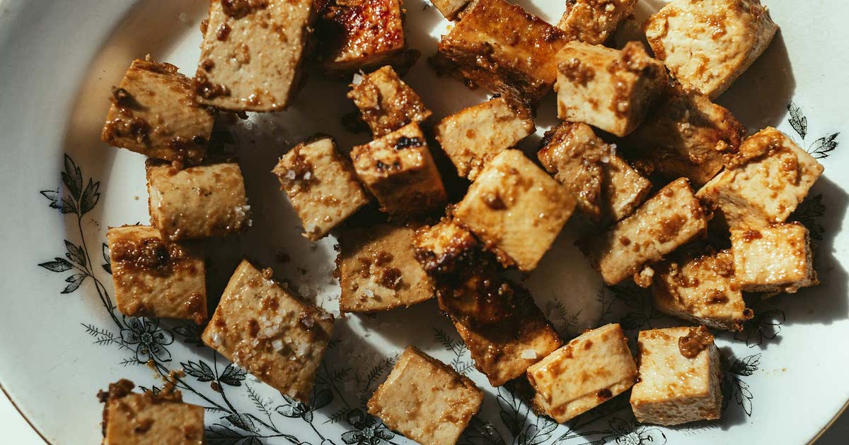 How to cook marinated tofu in a pan? Recipe Samsung Food