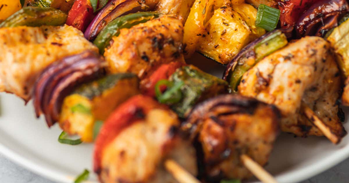 Air fryer chicken kabobs on sale
