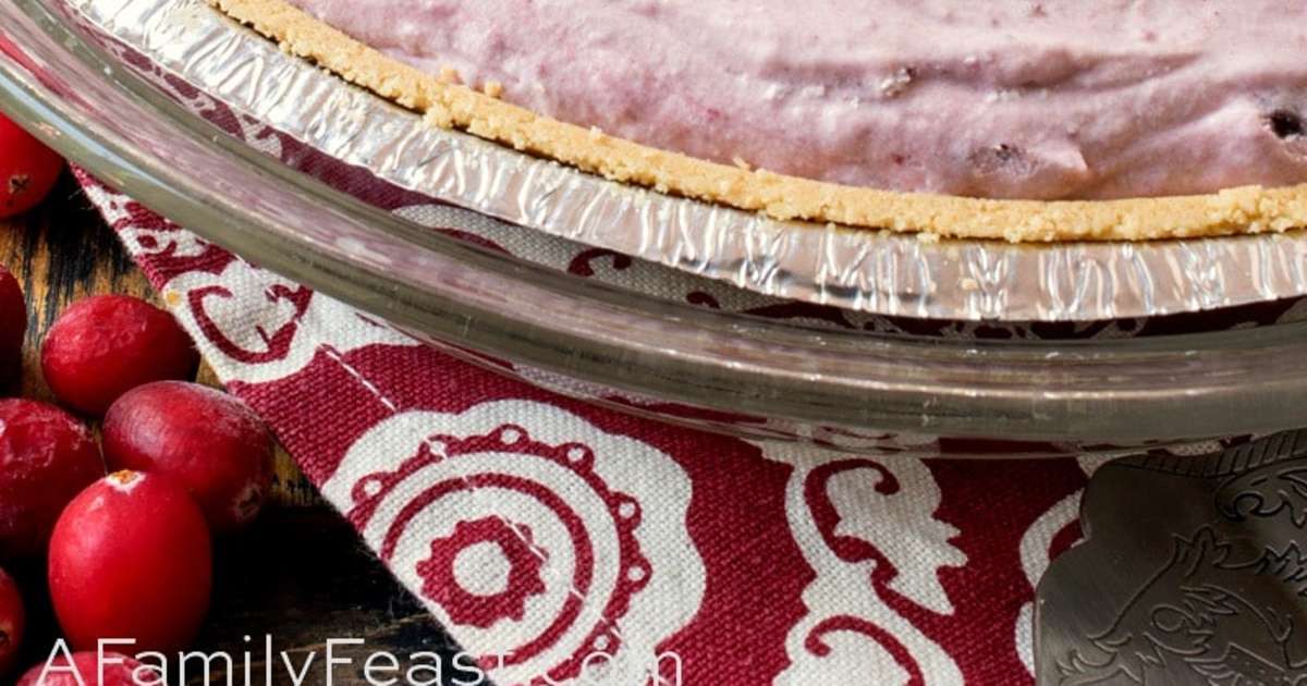 No Bake Cranberry Cream Pie Recipe Samsung Food 