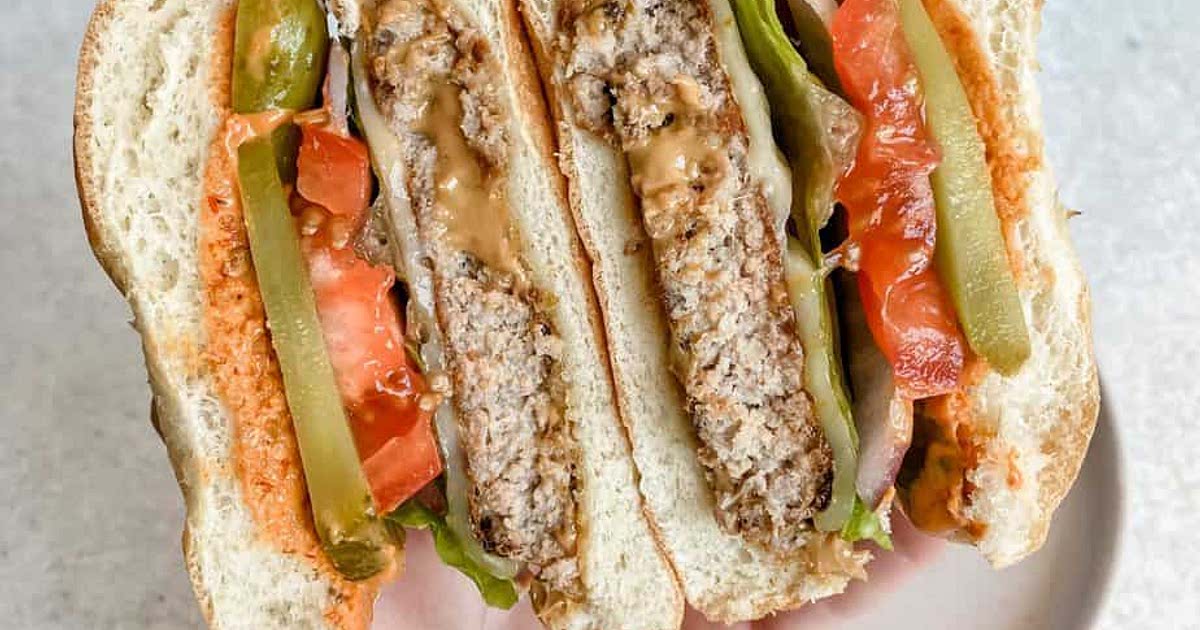 Peanut Butter Burger Recipe — Samsung Food