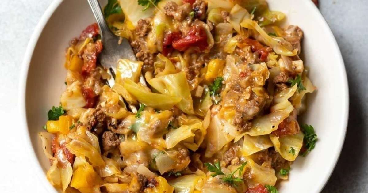 Low Carb Unstuffed Cabbage Casserole Recipe Samsung Food 