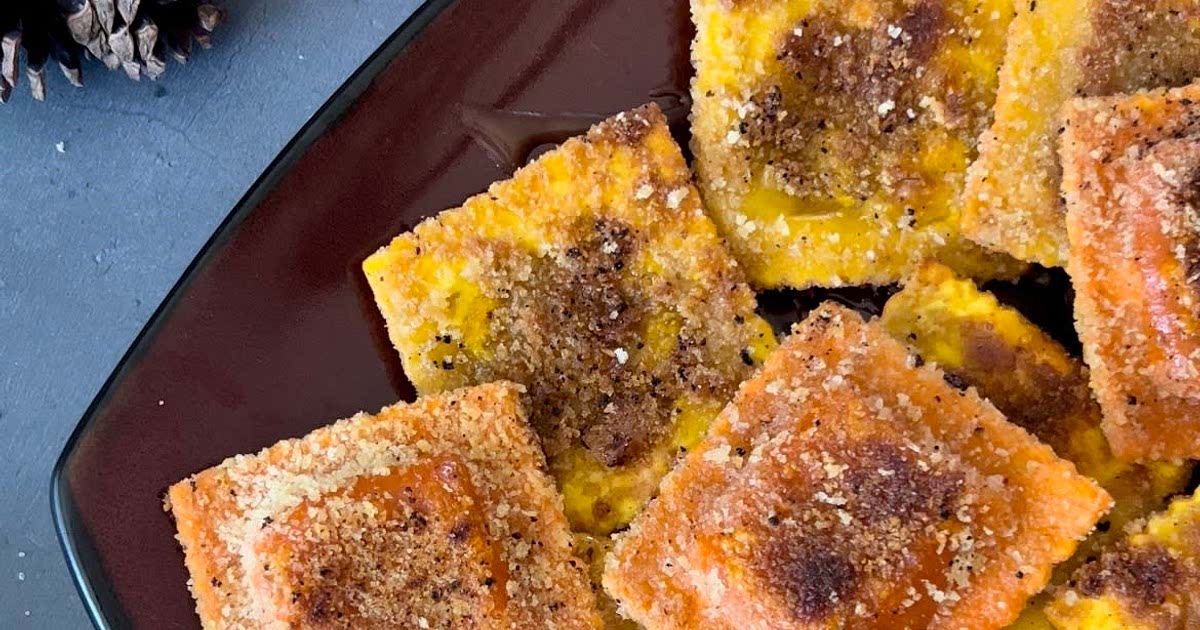 Fried Pumpkin Ravioli with Cinnamon Bun Spread Recipe — Samsung Food