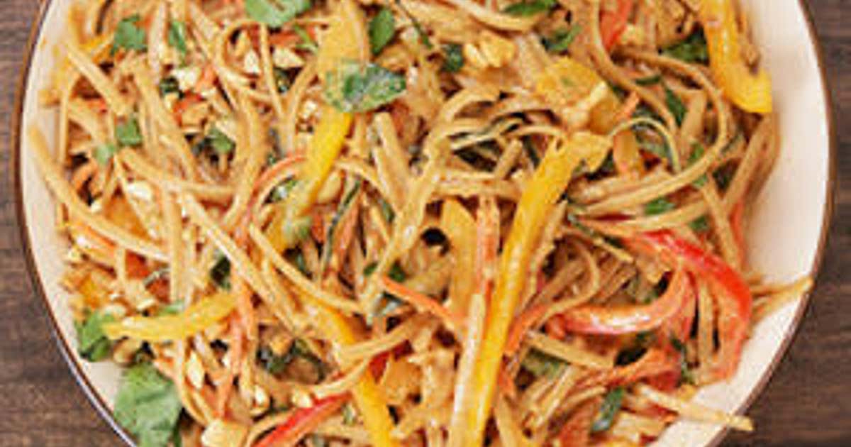 Asian Peanut Noodles (Dairy Free/Low Cholesterol) Recipe Samsung Food App