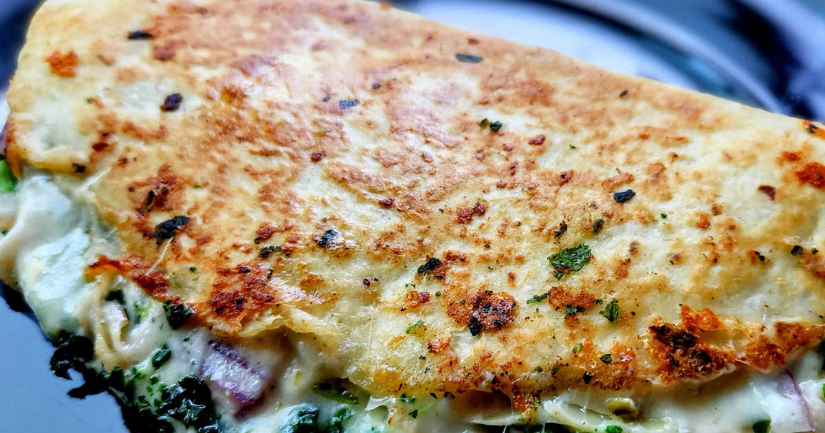 Spinach Artichoke Turkey Quesadilla — Buzzed Eats Recipe — Samsung Food