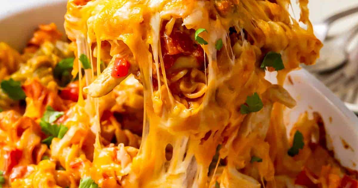 Chicken Enchilada Pasta Bake Recipe Samsung Food