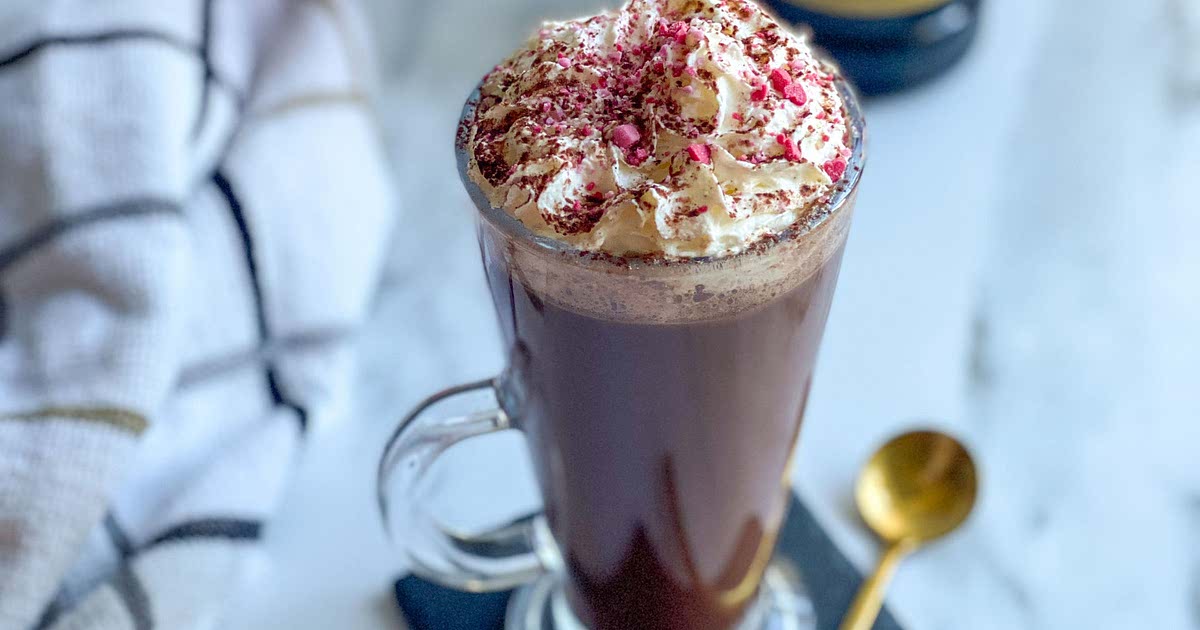 40 Calorie peppermint mocha latte Recipe Samsung Food