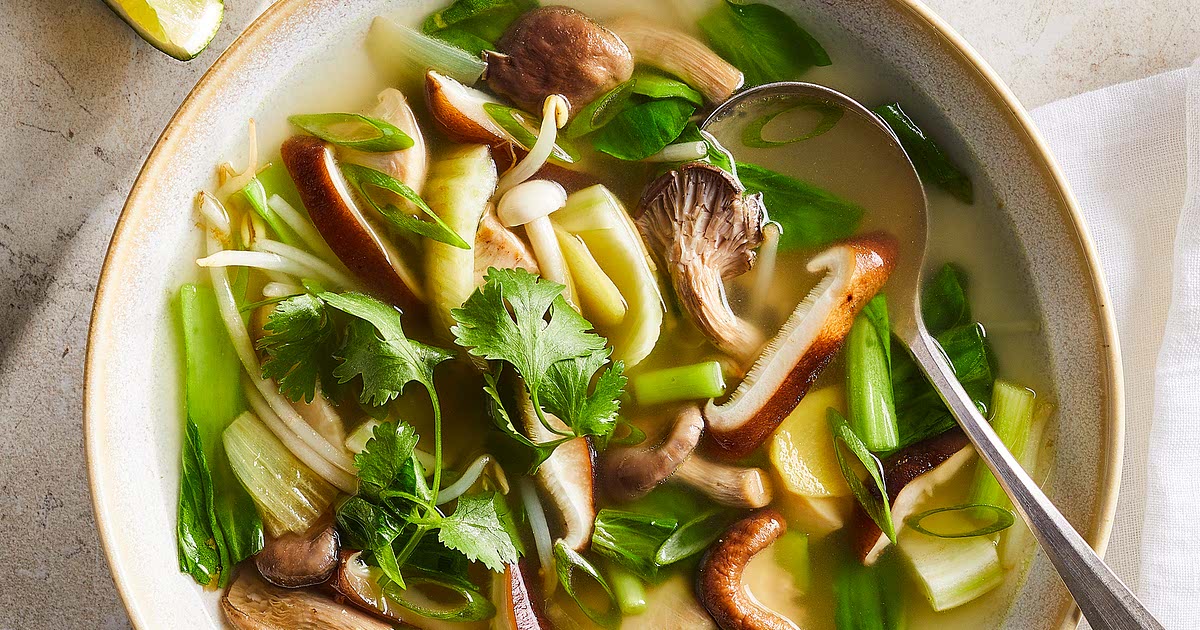 Chicken bok store choy soup