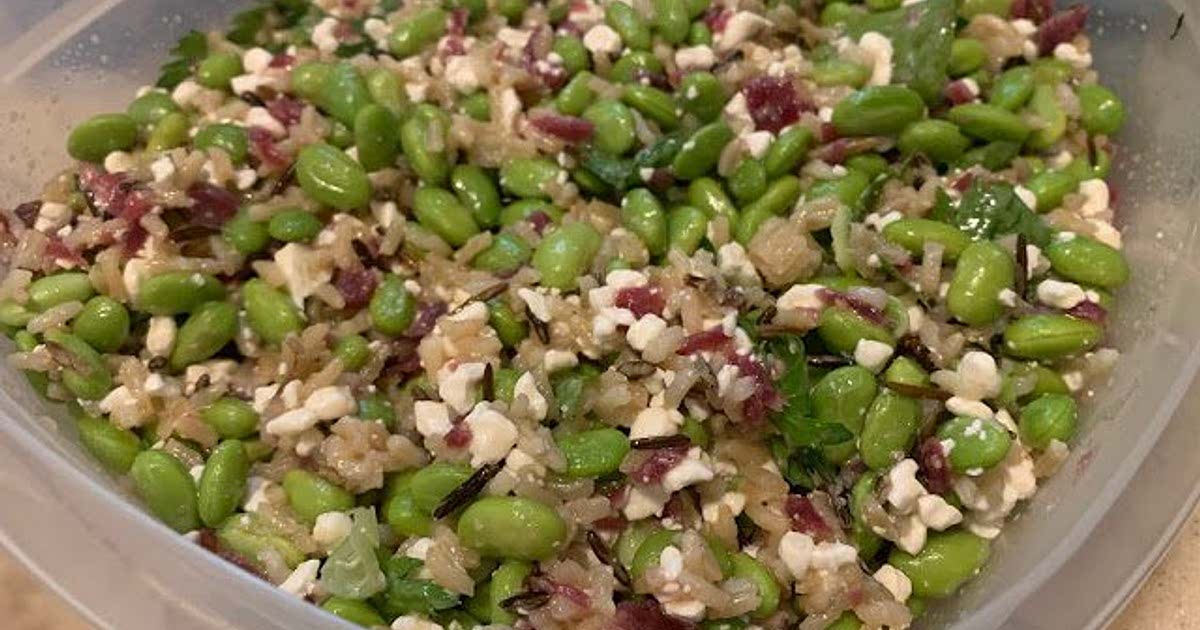 Edamame Wild Rice Salad (Adapted from Nadiya Hussain) Tailgate Guru