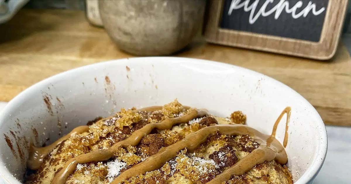 Cinnamon & Almond Butter Protein Baked Oats Recipe Samsung Food