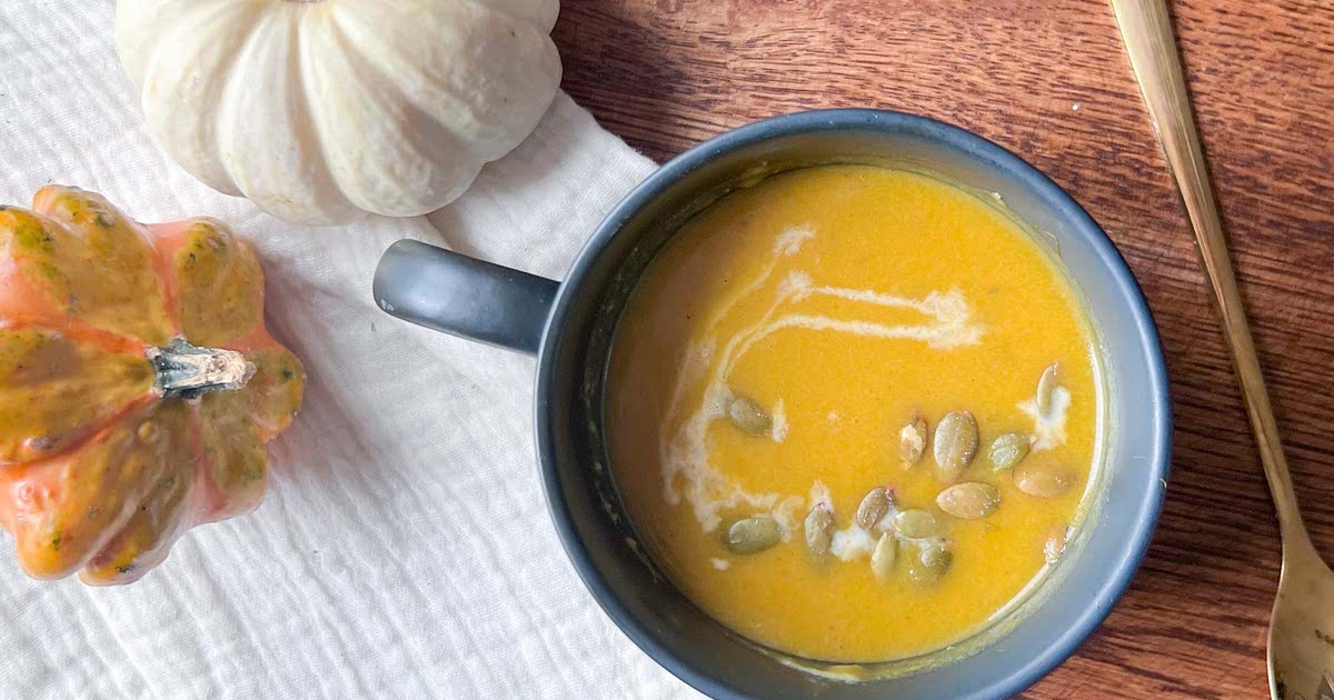 Apple Buttercup Squash Soup Instant Pot Recipe