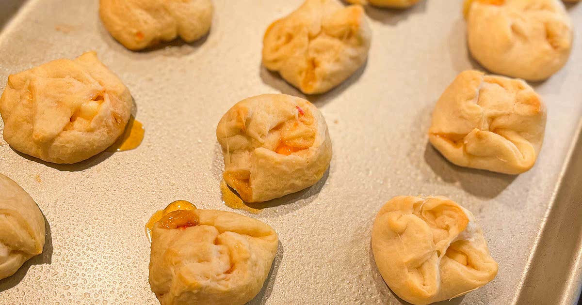 Red Pepper Jelly bites Recipe Samsung Food