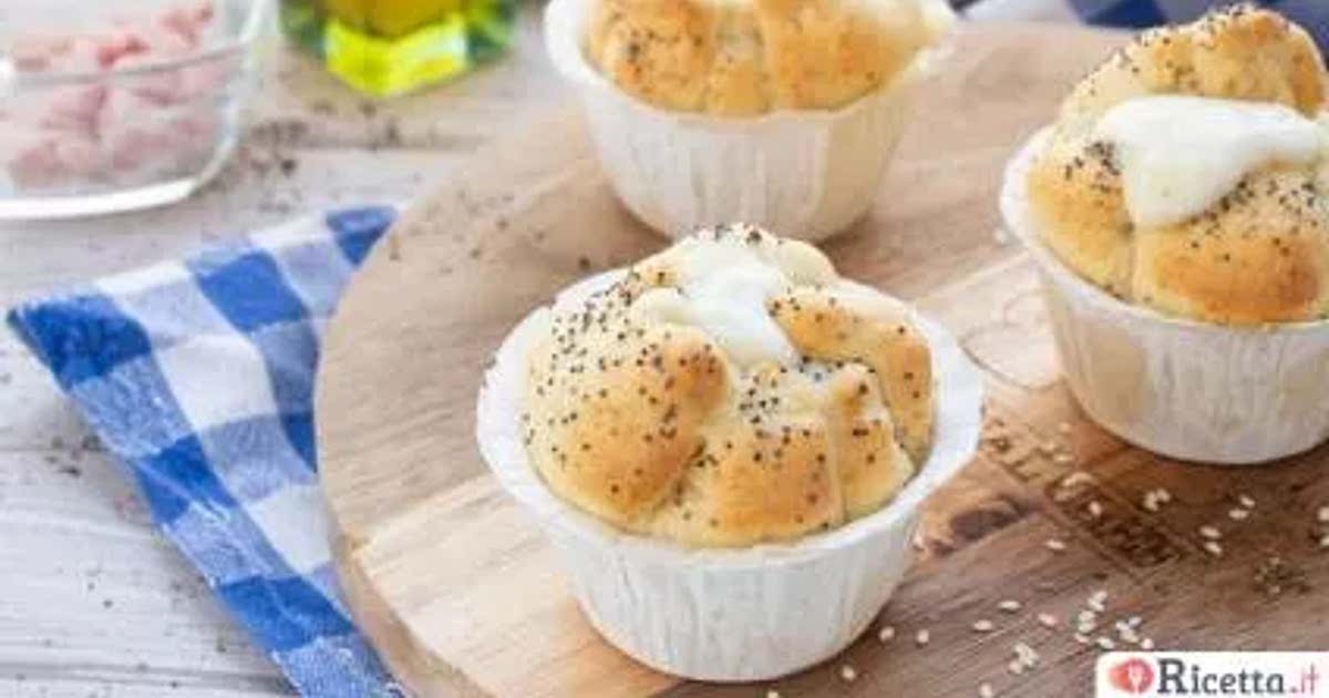 Muffin salati prosciutto e formaggio Recipe Samsung Food