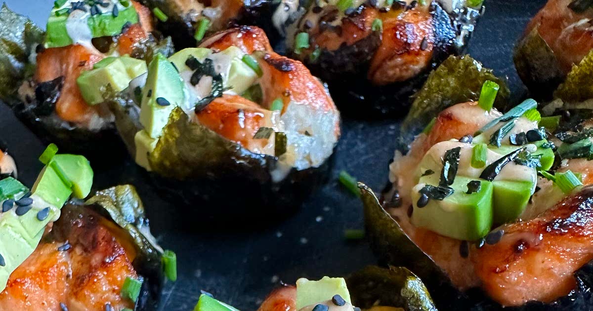 Spicy Salmon Rice Muffins Recipe Samsung Food