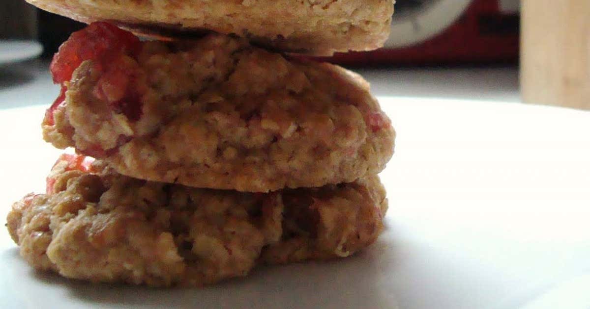 Cherry, White Chocolate & Apricot Oaty Biscuits Recipe Samsung Food