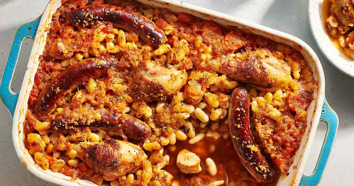 Classic French Chicken and Sausage Cassoulet Recipe Samsung Food App