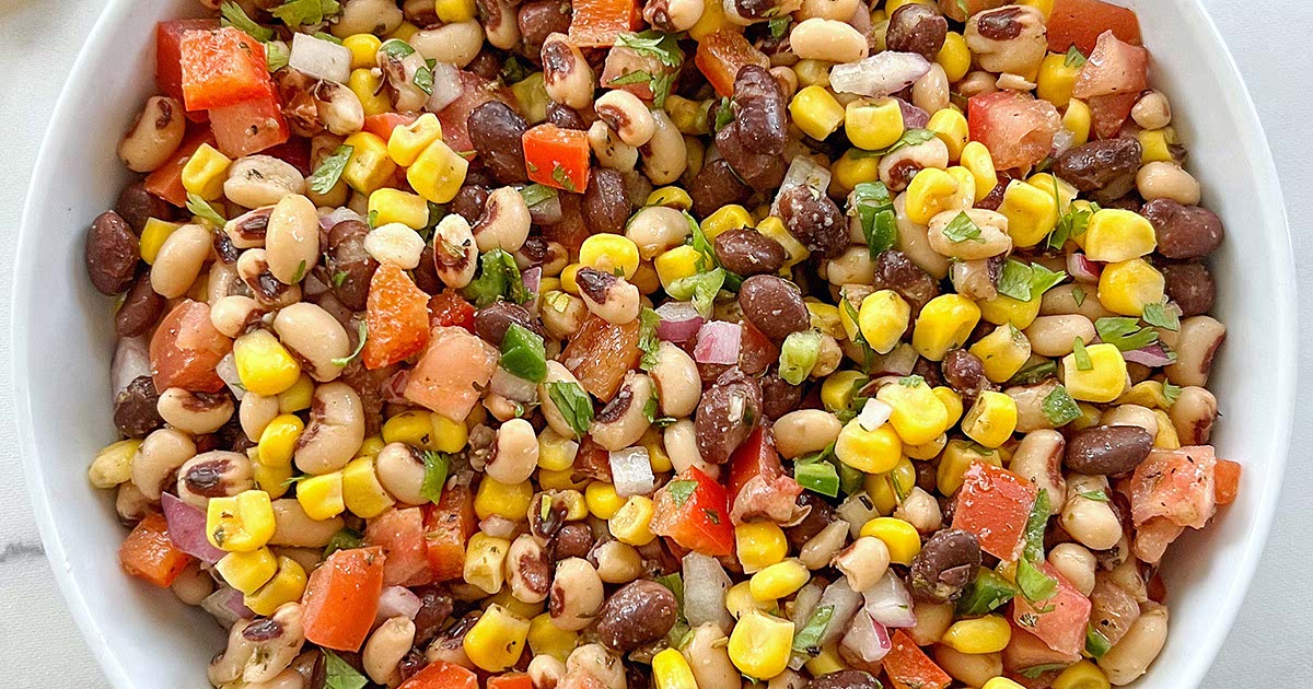 Cowboy Caviar Recipe with Homemade Dressing Samsung Food