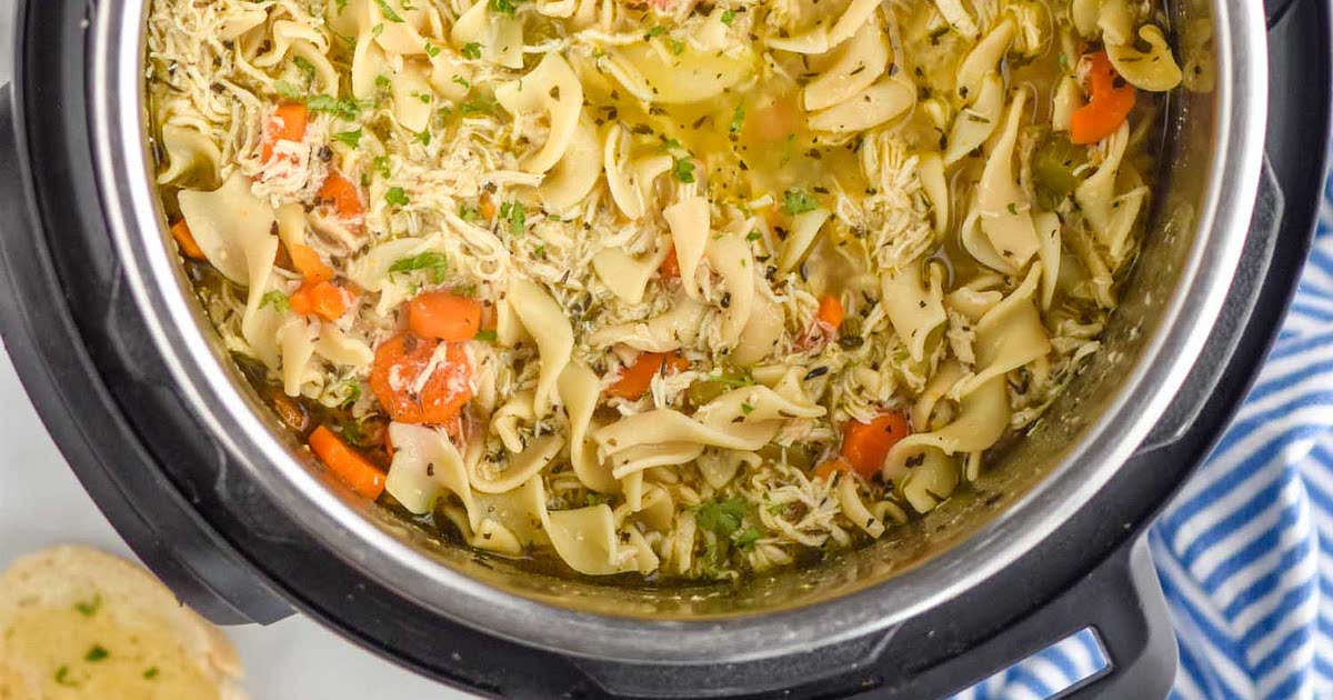 Instant Pot Chicken Noodle Soup Recipe — Samsung Food