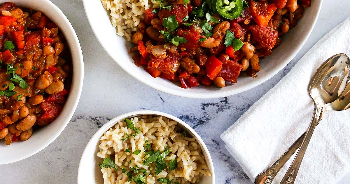 Mexican Pinto Beans and Rice Recipe Samsung Food App