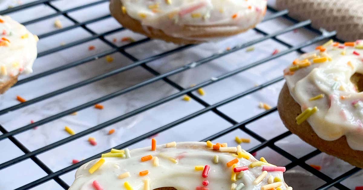 75 calorie birthday cake donuts Recipe Samsung Food