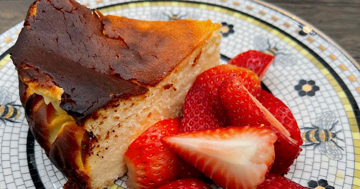 Basque Goat Cheese Cake Recipe Samsung Food App