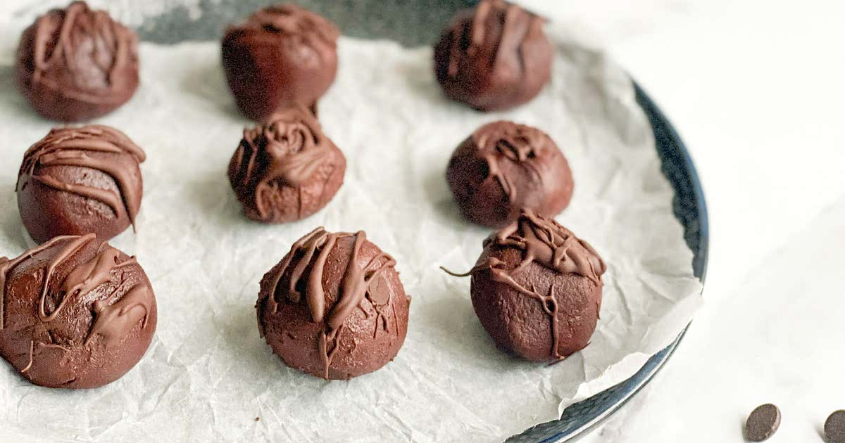 30 calorie brownie batter truffles Recipe — Samsung Food