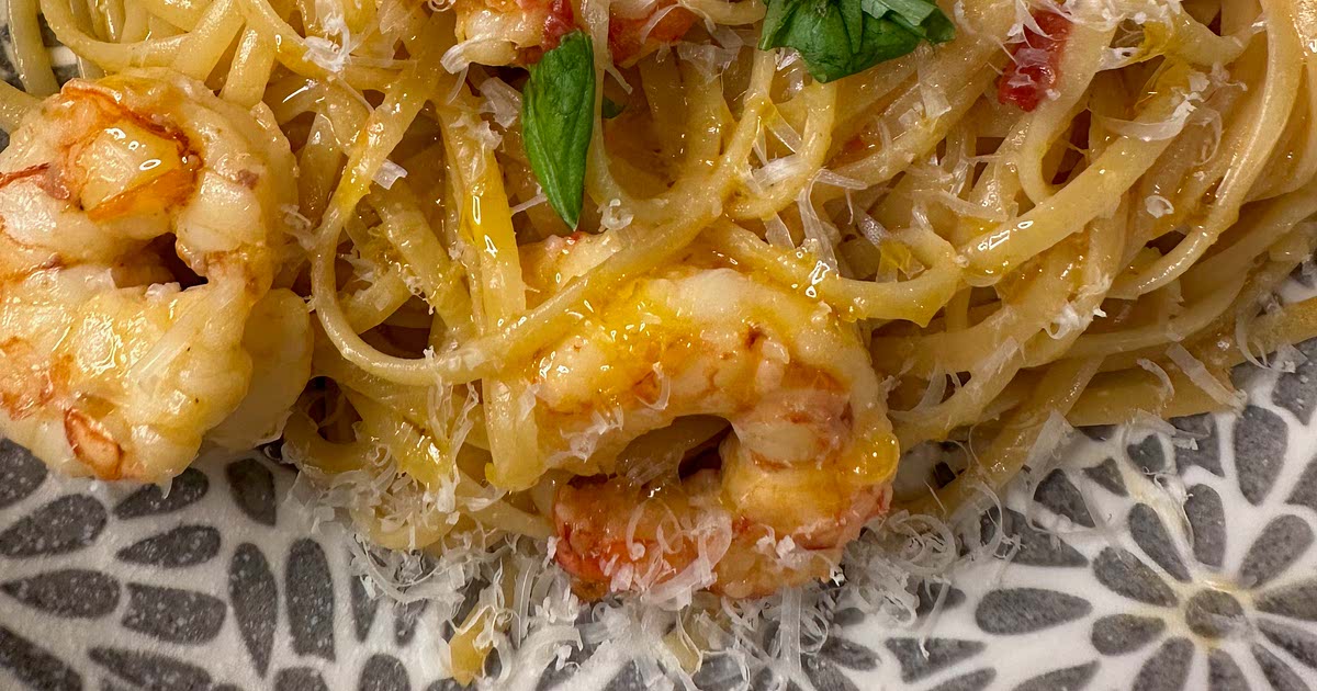 Miso Calabrian Chili Shrimp Pasta Recipe - Samsung Food