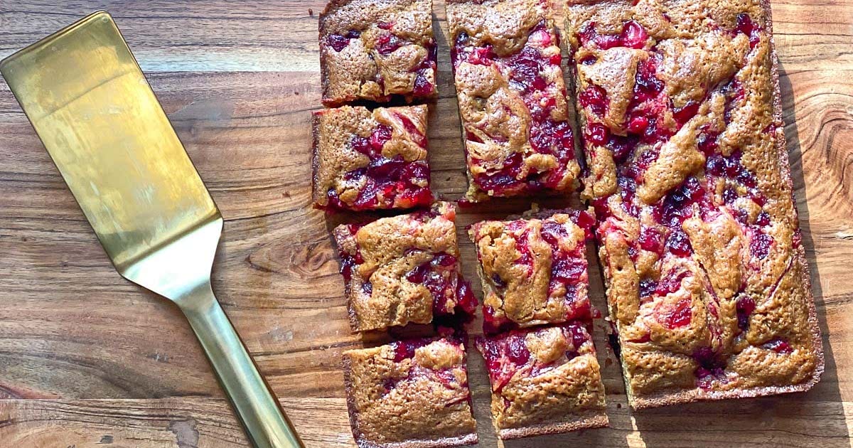 Low FODMAP Sticky Cranberry Gingerbread Recipe Samsung Food