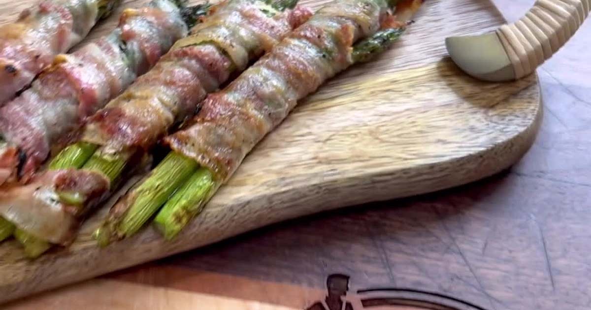 Pancetta Wrapped Asparagus Recipe Samsung Food